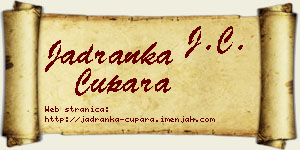 Jadranka Cupara vizit kartica